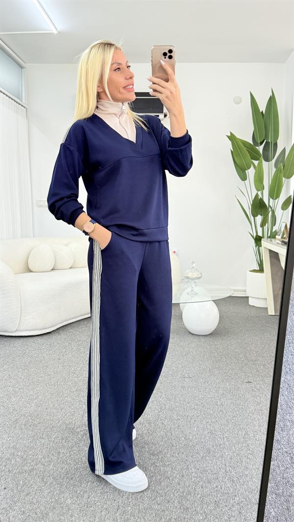 ROAR LACİVERT FERMUARLI TAKIM