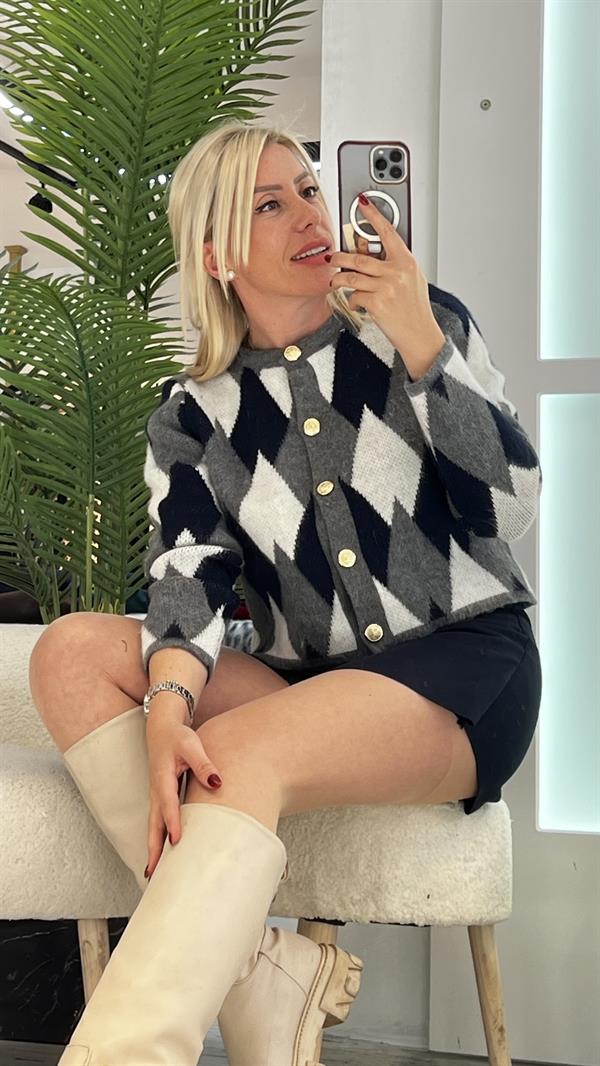 ROOD LACİVERT HIRKA