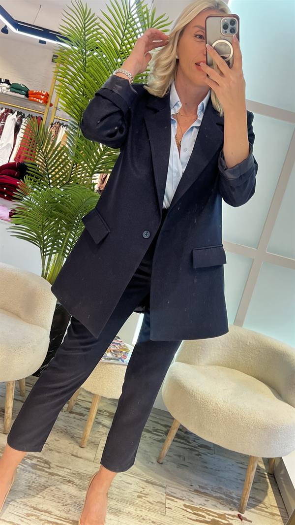 ROS LACİVERT BLAZER CEKET