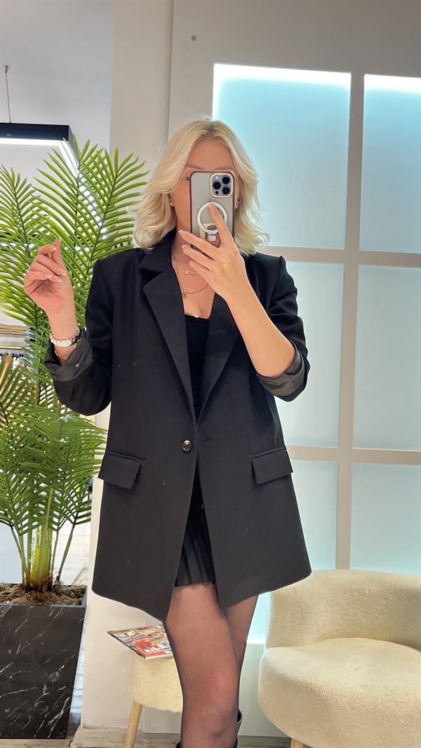 ROS SİYAH BLAZER CEKET