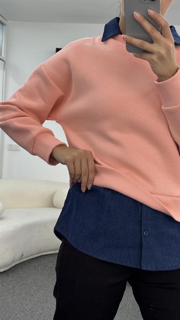 SCOOT PEMBE SWEATSHIRT