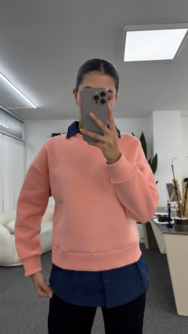 SCOOT PEMBE SWEATSHIRT