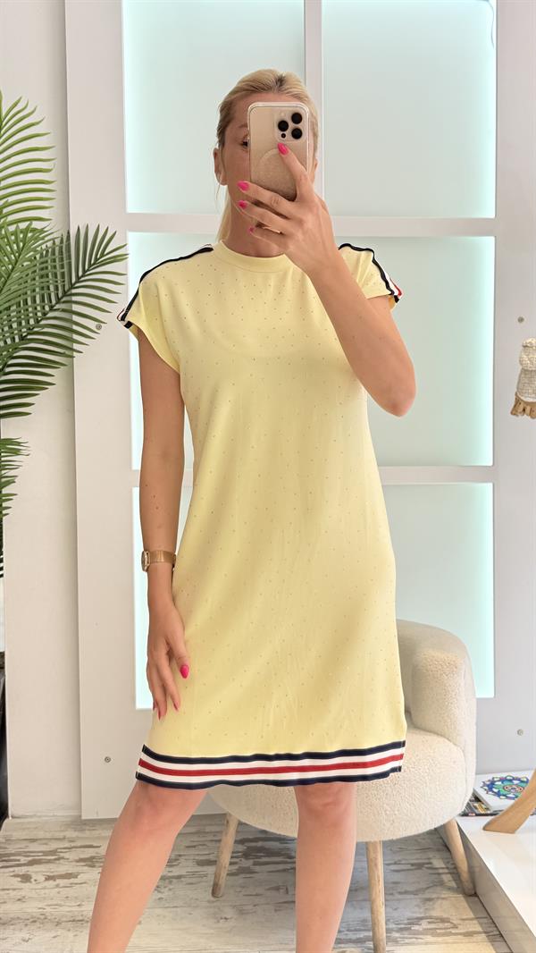 SİİRS SARI ELBİSE 