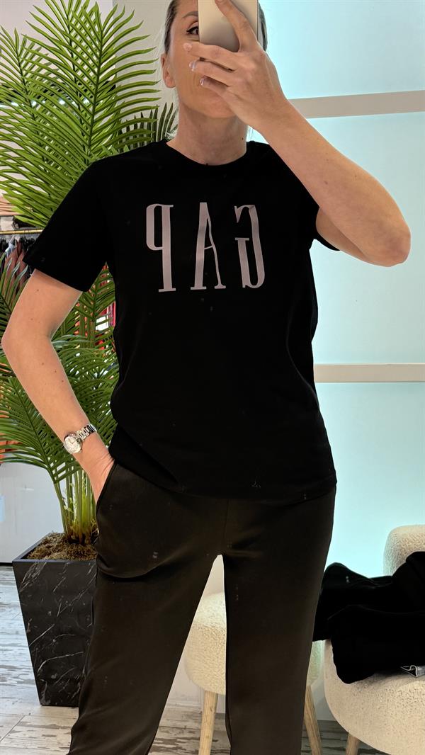 RİVEN SİYAH  TSHIRT