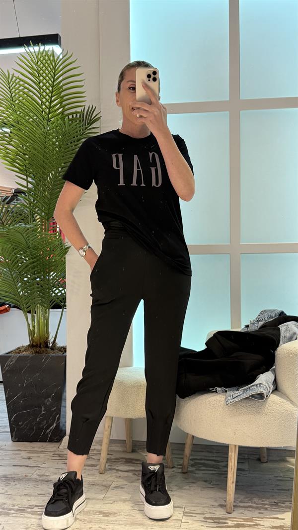 RİVEN SİYAH  TSHIRT