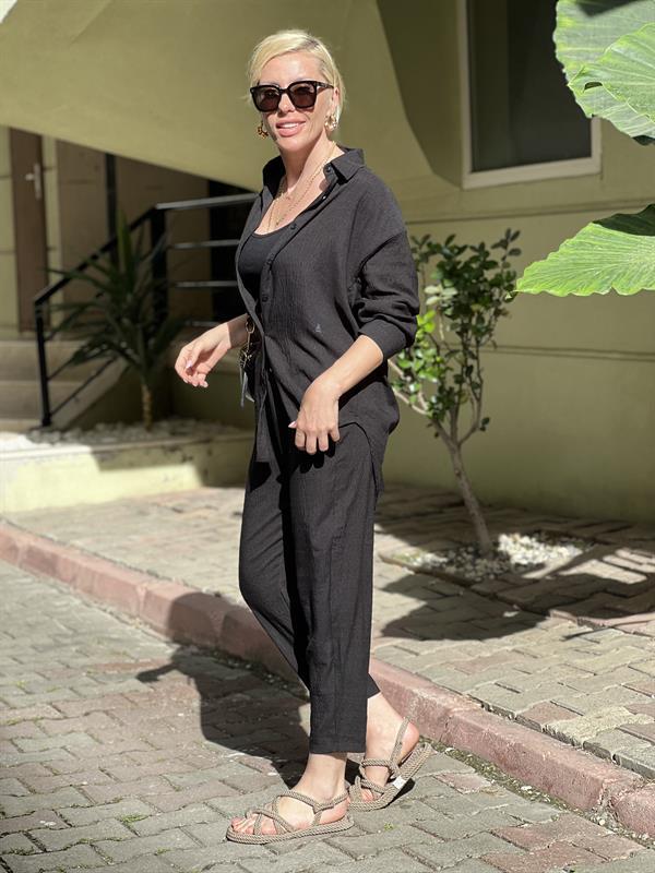 PLENTY SİYAH GÖMLEKLİ TAKIM