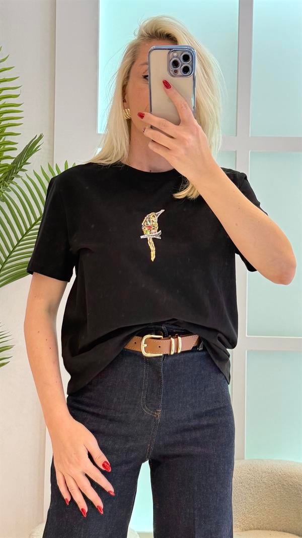 SİYAH TASARIM TSHIRT