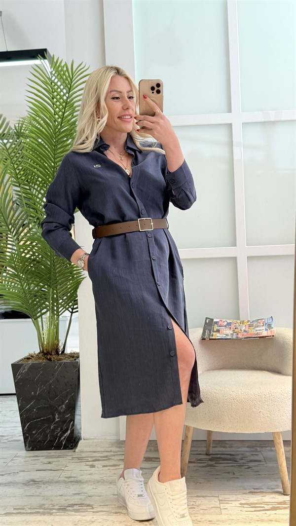 STEFF İNDİGO MAVİ  ELBİSE