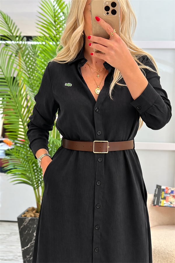 STEFF SİYAH ELBİSE 