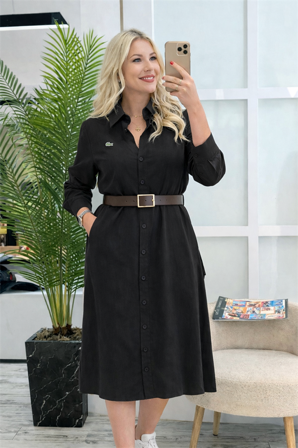 STEFF SİYAH ELBİSE 