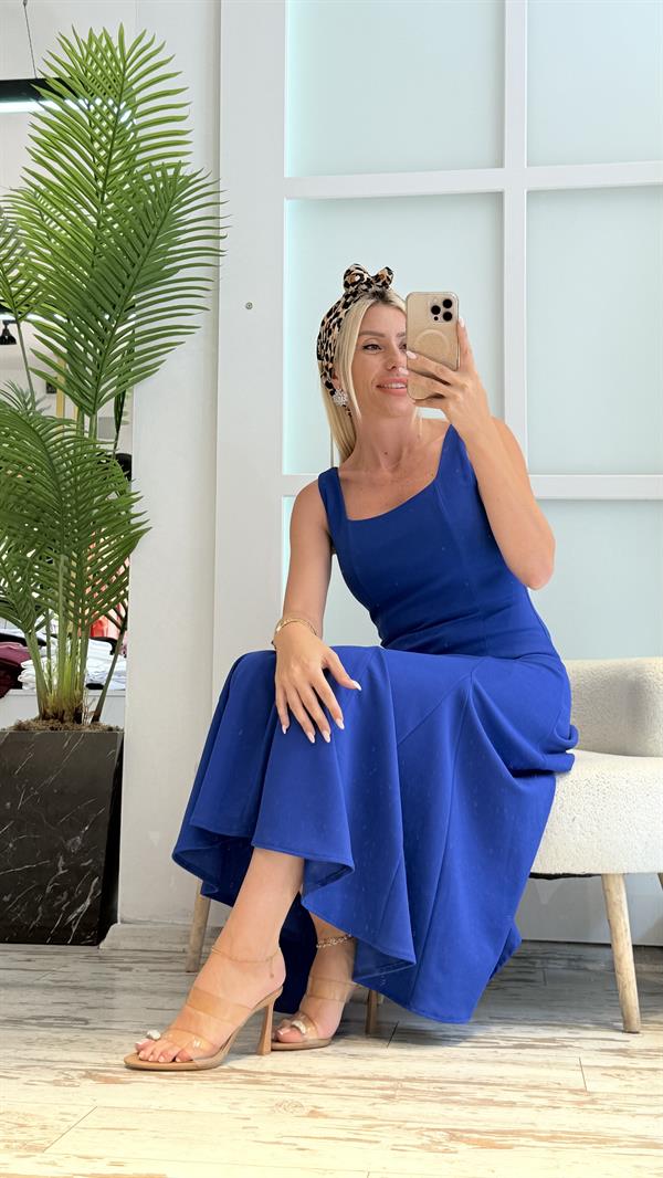 TPUY LACİVERT ELBİSE