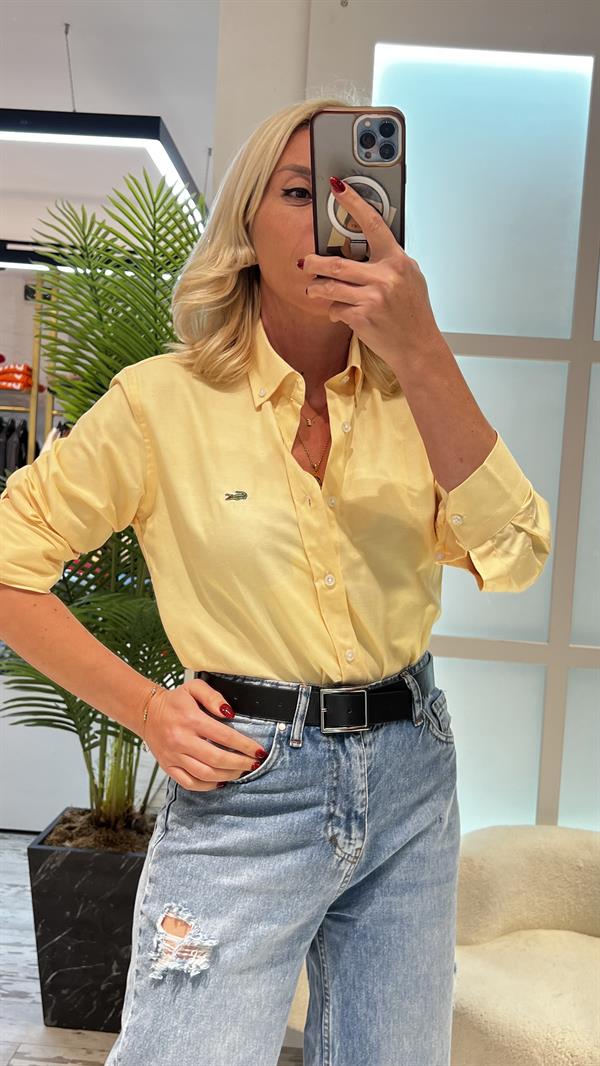 TRUE LAGOSTE SARI GÖMLEK