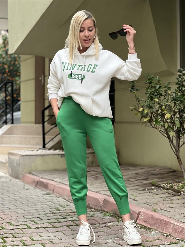 VINTAGE BEYAZ SWEAT 