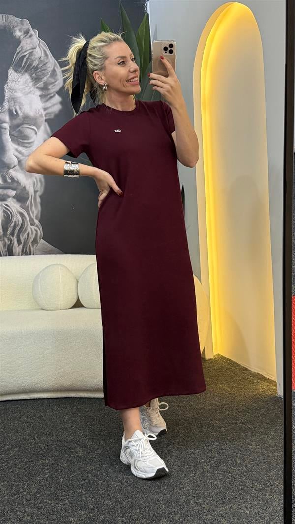 VİOSE BORDO ELBİSE