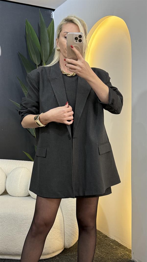 VOLA GRİ BLAZER CEKET