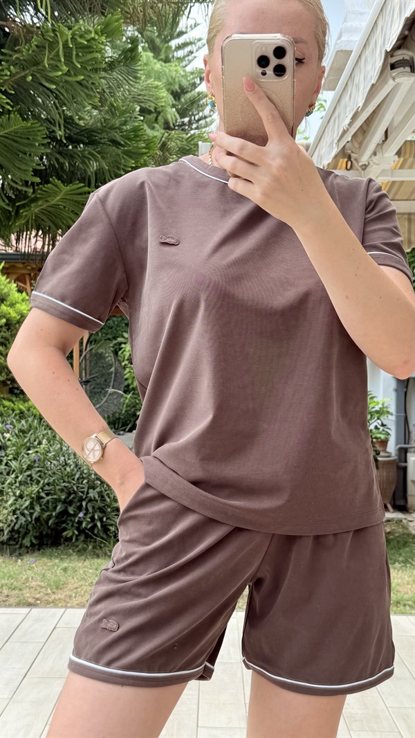 WALLEN KAHVE ŞORTLU TAKIM