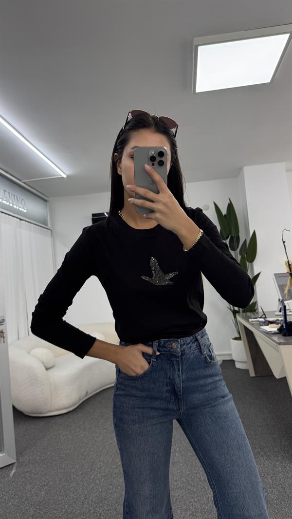 WAYLON SİYAH SWEATSHIRT