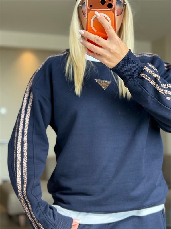 WENİT LACİVERT LAOPAR DETAYLI TAKIM
