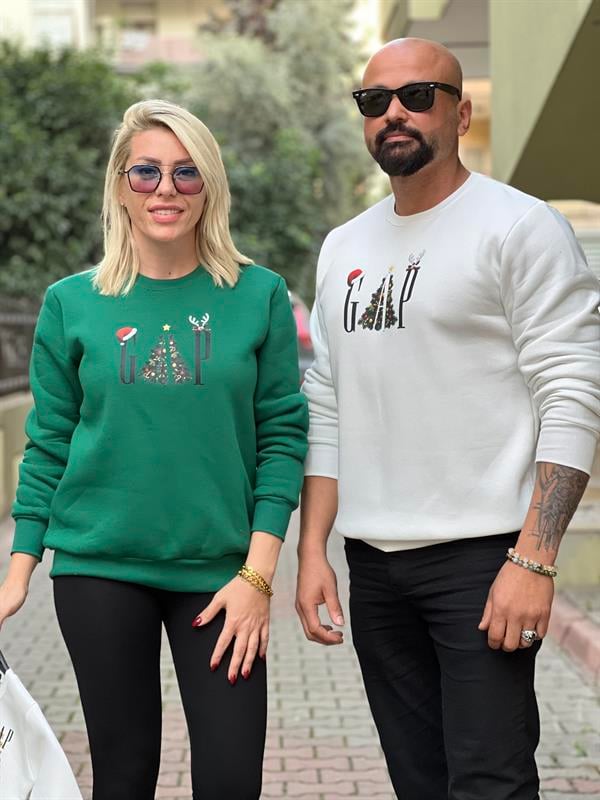 WINE GAP NOEL BEYAZ SWEATSHIRT