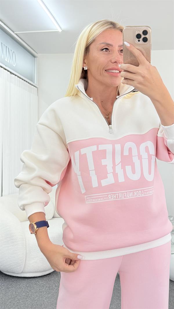 WODY PEMBE SWEATSHIRT