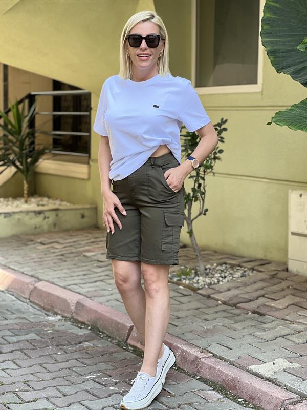  BICYCLE YEŞİL KARGO ŞORT 