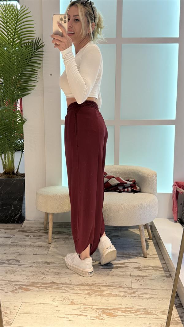 ZELAND BORDO ŞALVAR PANTOLON