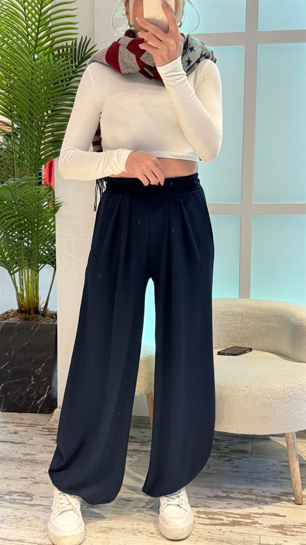 ZELAND LACİVERT ŞALVAR PANTOLON