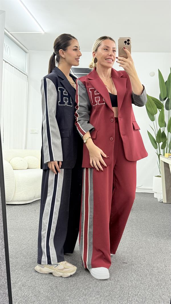 ZOEY LACİVERT BLAZER TAKIM
