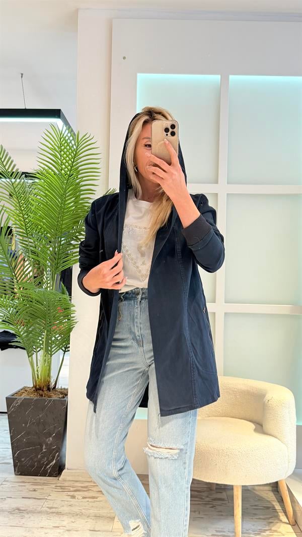 ZOİN LACİVERT TRENÇ