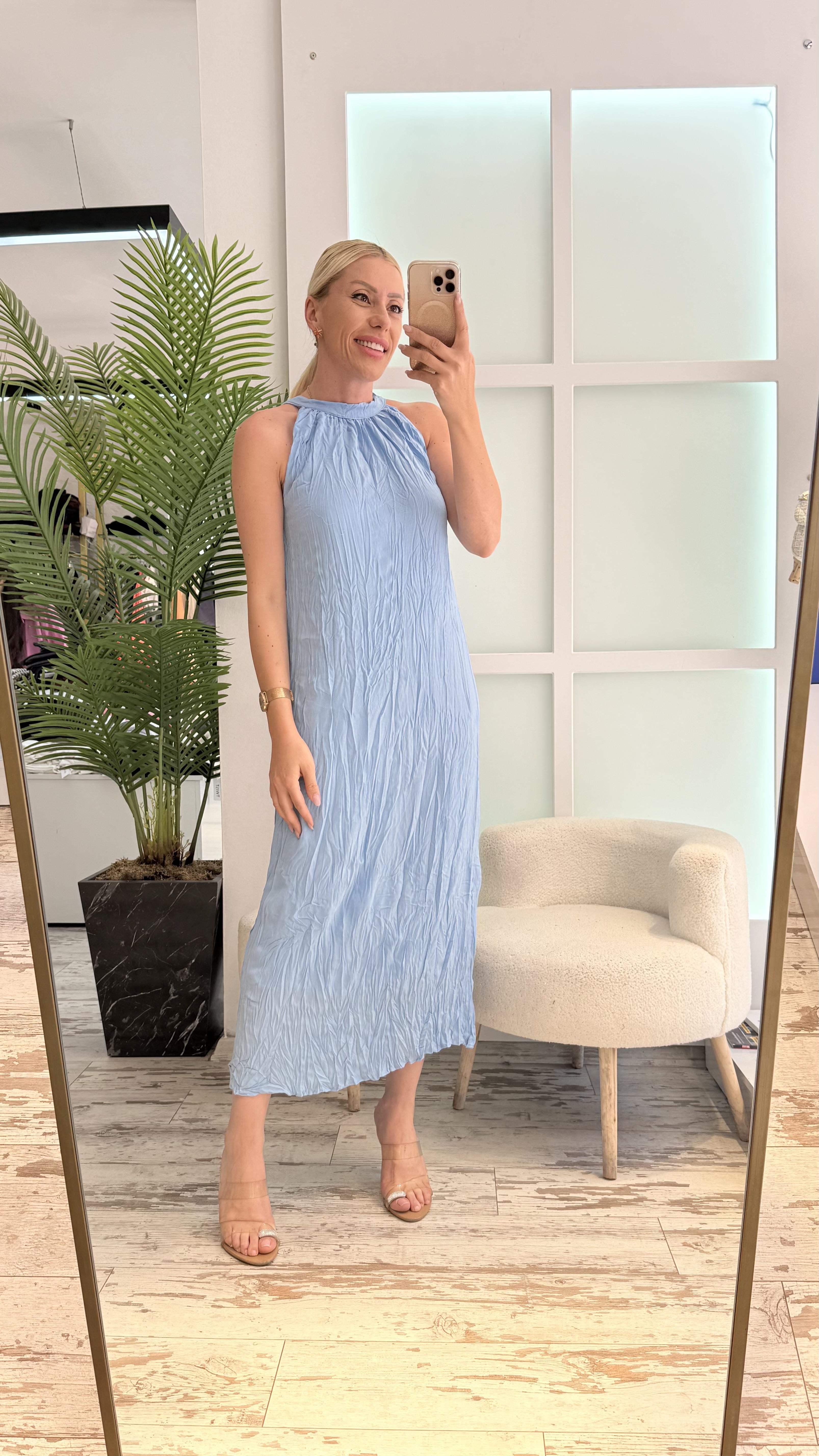 ADELLA MAVİ ELBİSE