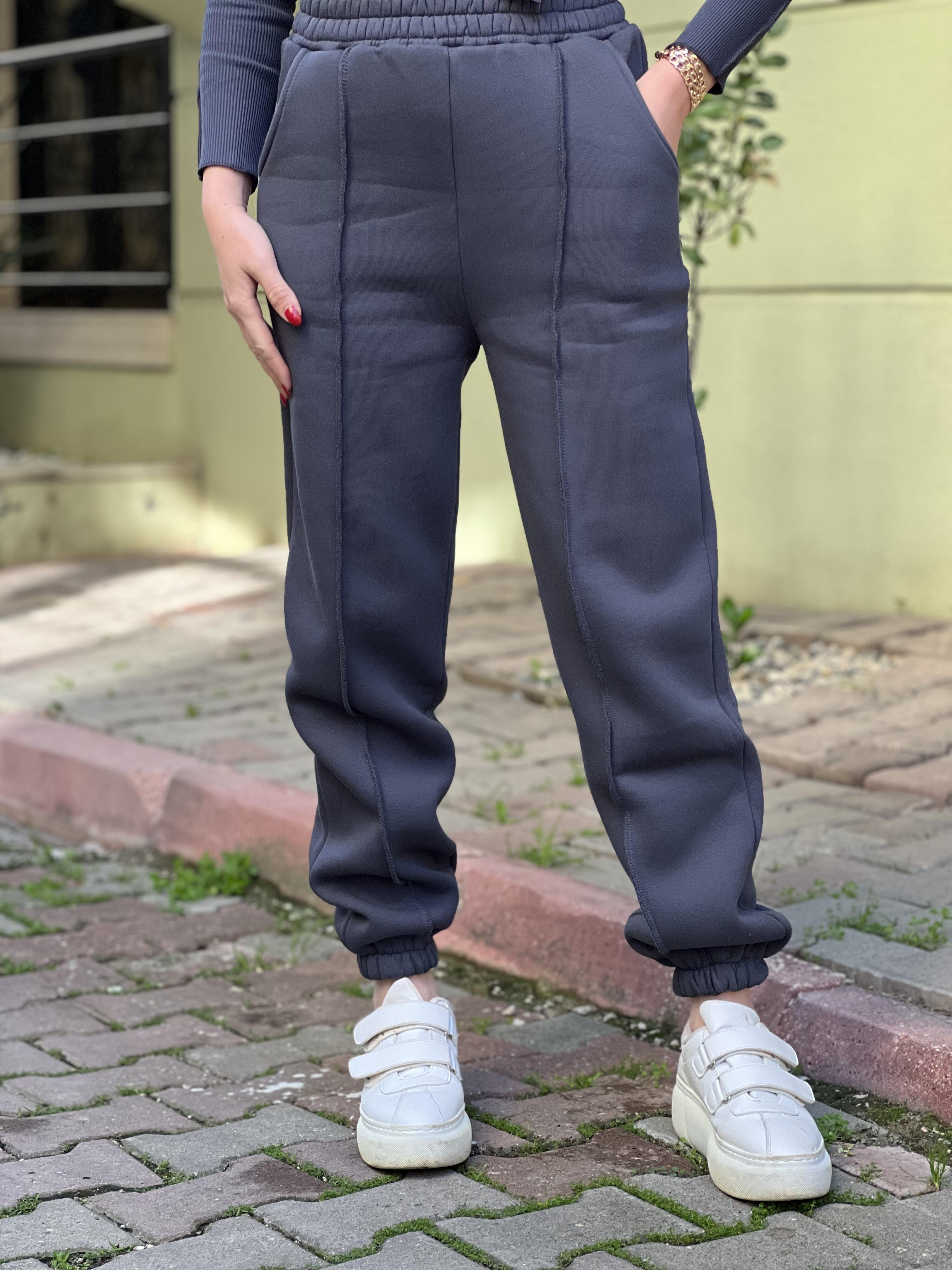 ANTRASİT 3 İPLİK EŞOFMAN