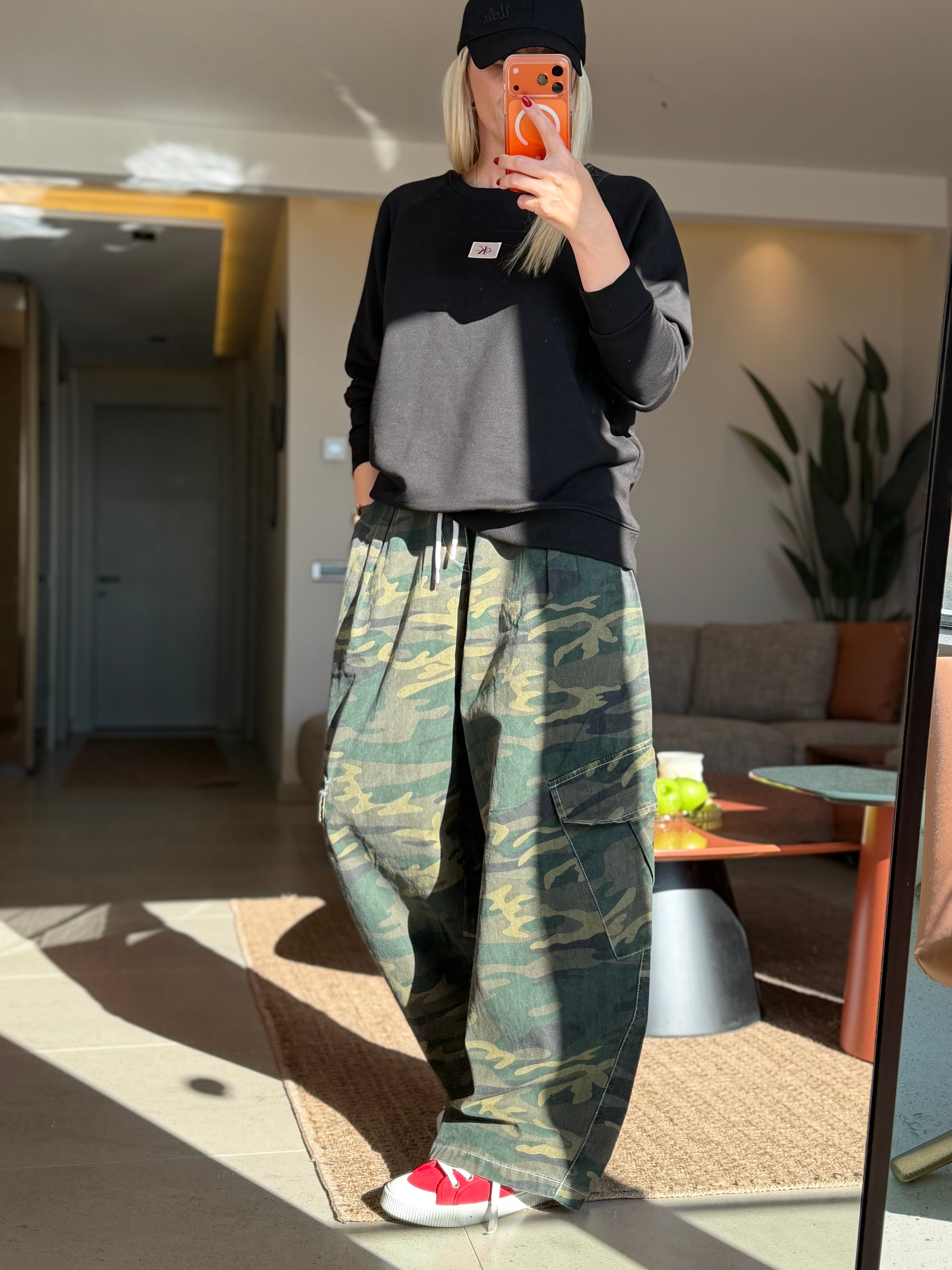 BERİ KAMUFLAJ YEŞİL PANTOLON