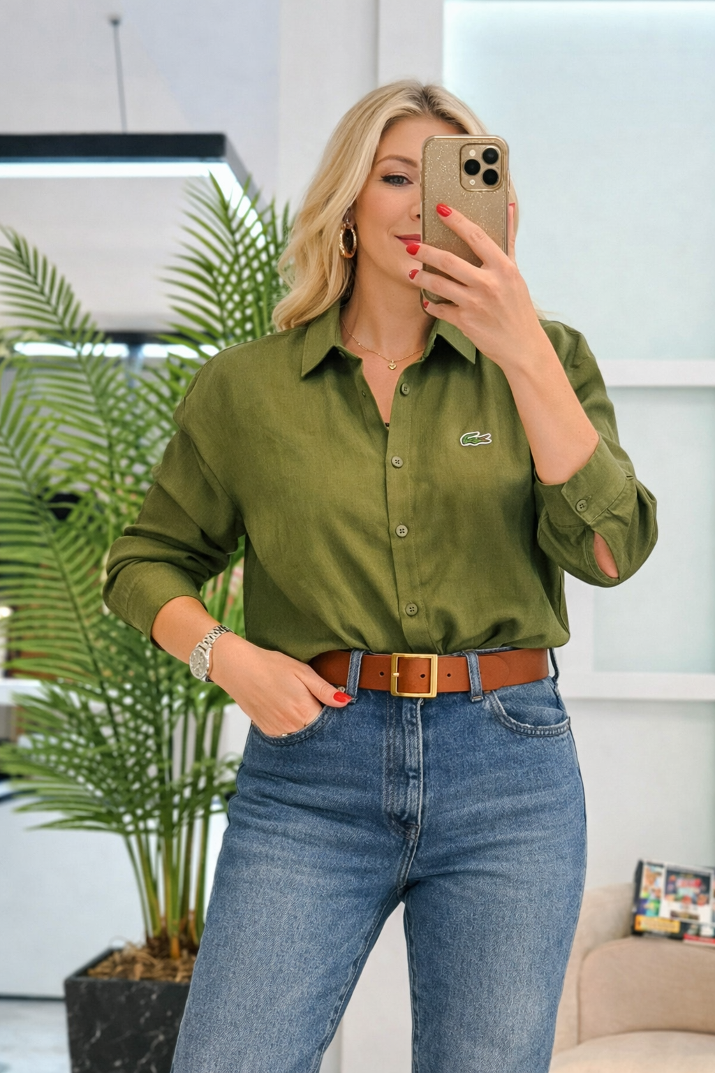 CARDY  YEŞİL GÖMLEK 