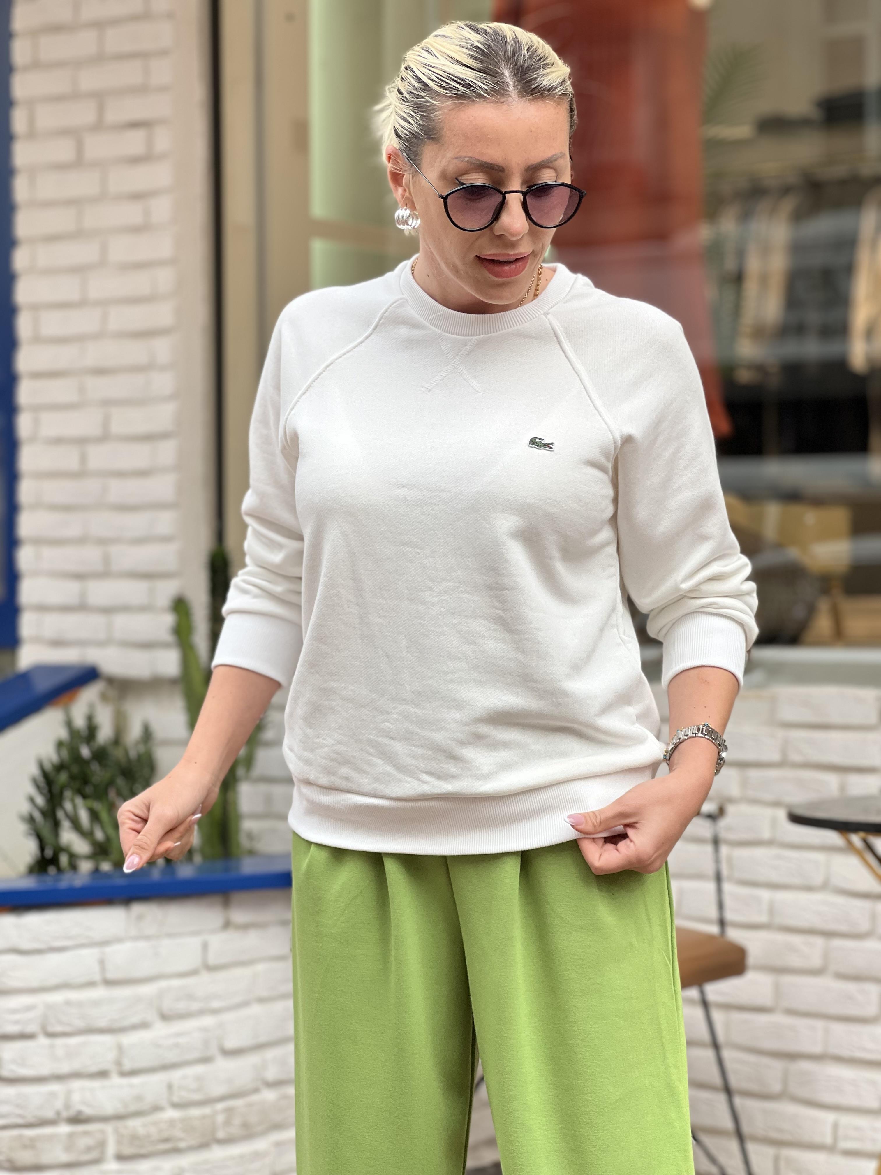 FILL ORJ MARKA BEYAZ SWEAT 