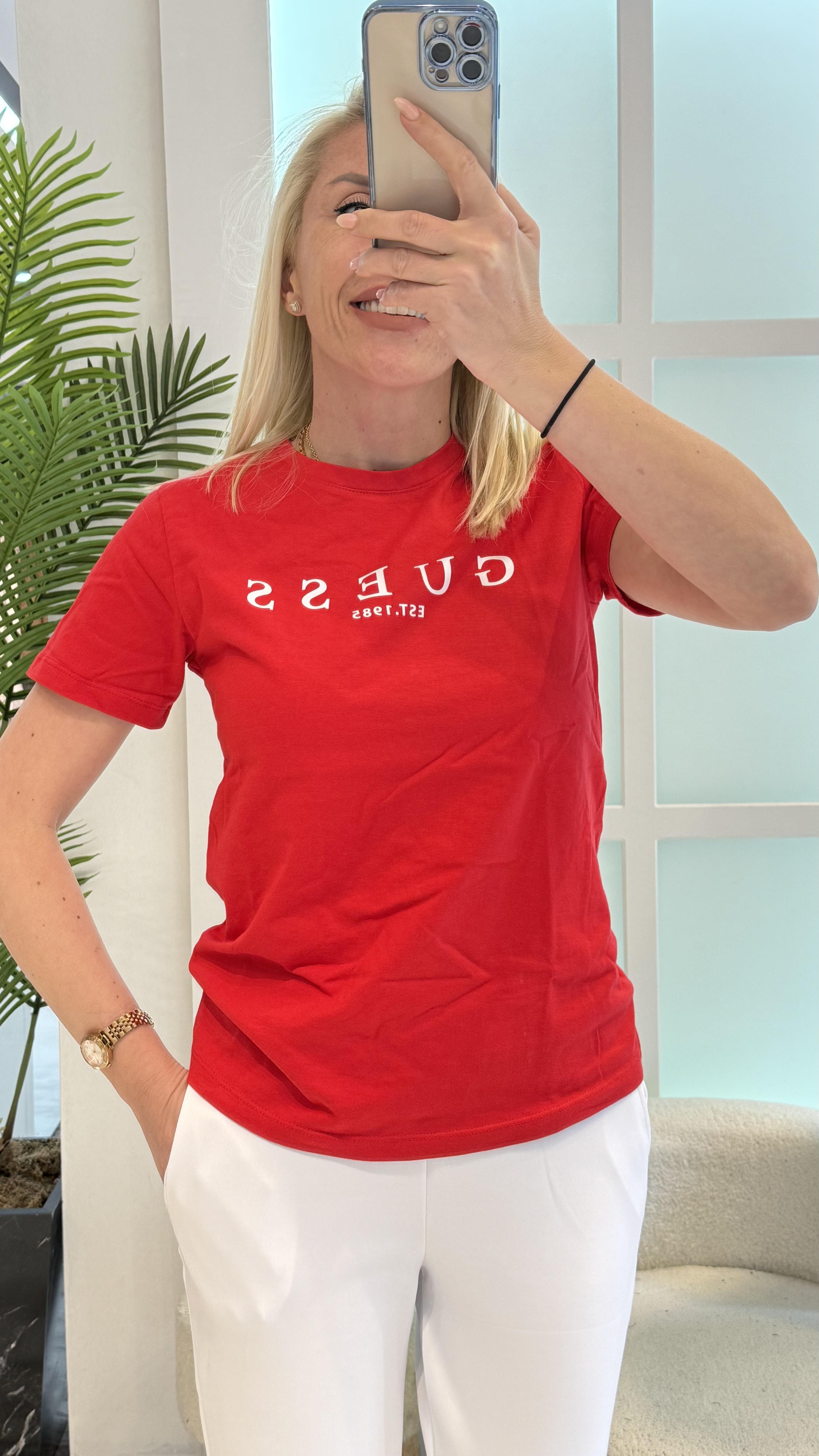 GINNY KIRMIZI TSHIRT