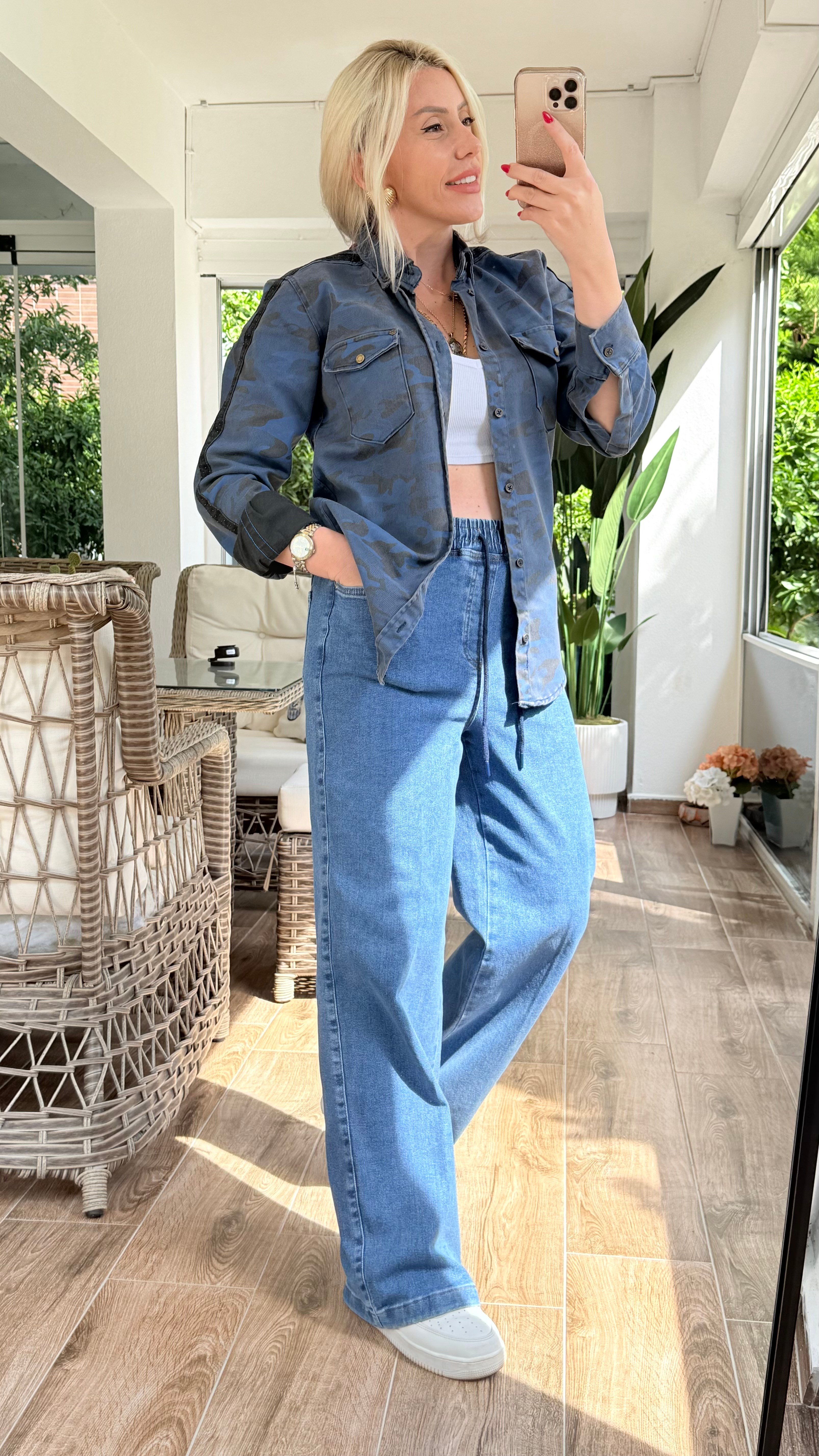 İLKDE MAVİ JEAN PANTOLON 