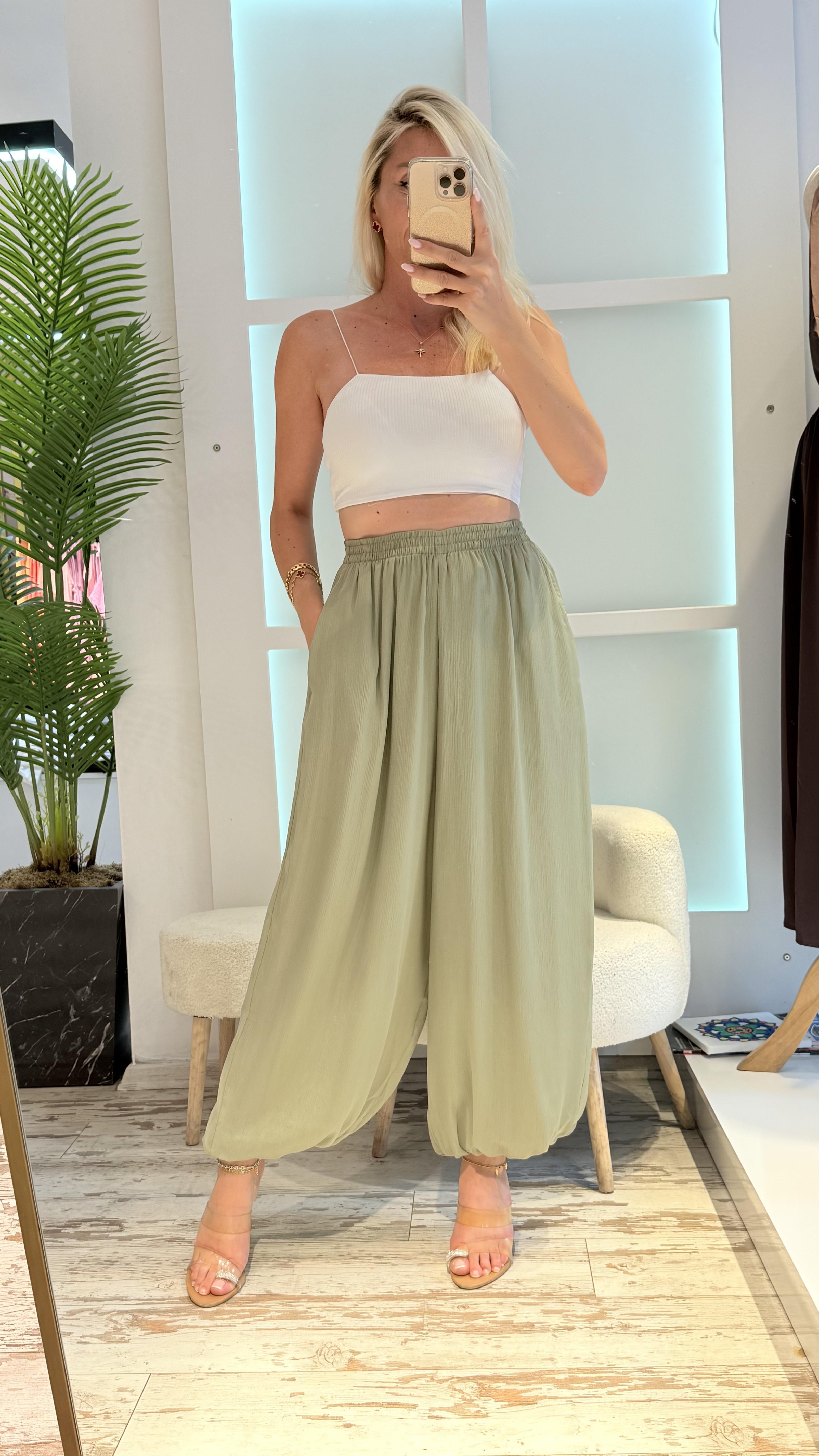 JERYY YEŞİL PANTOLON