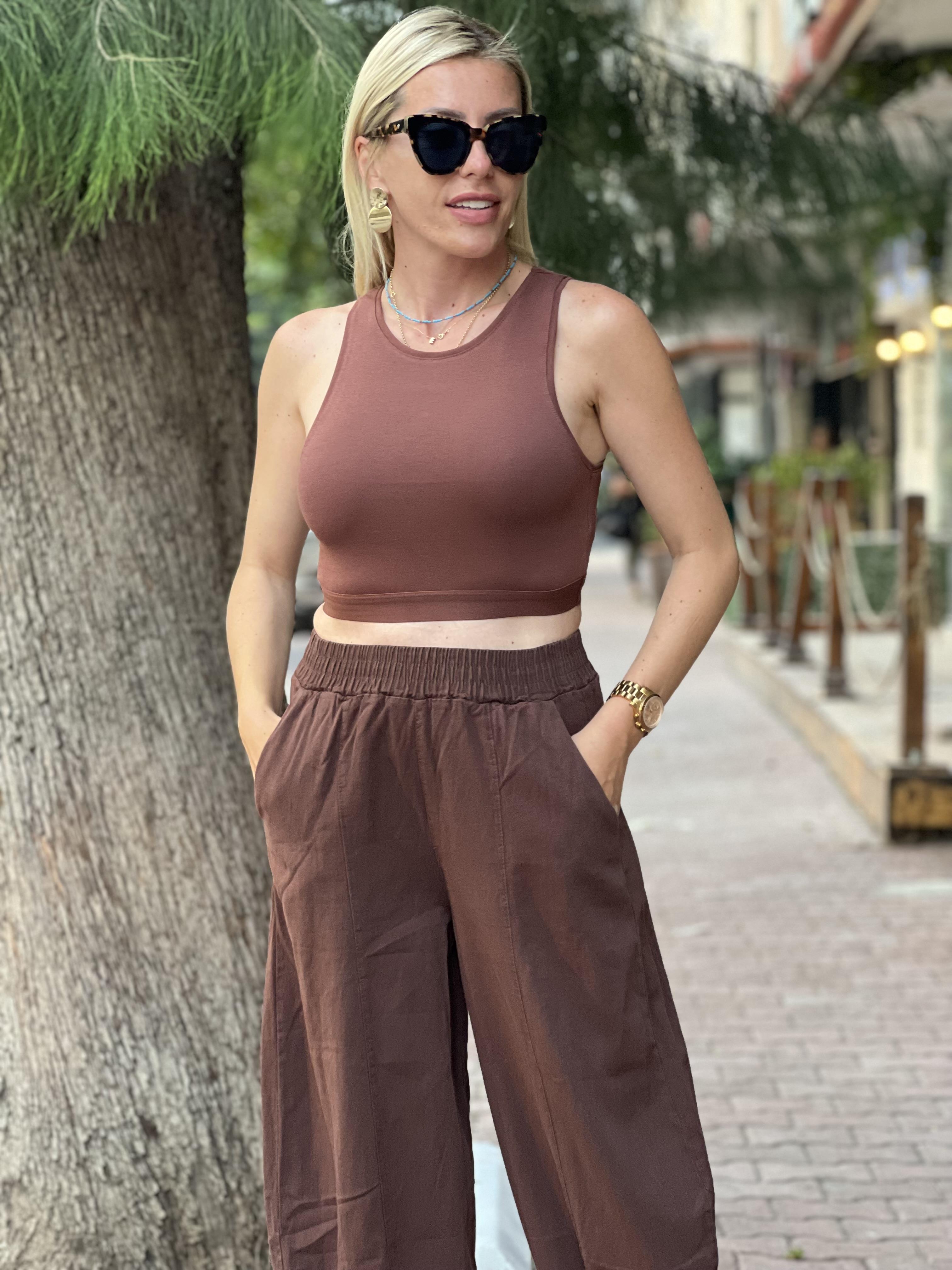 Kahverengi crop