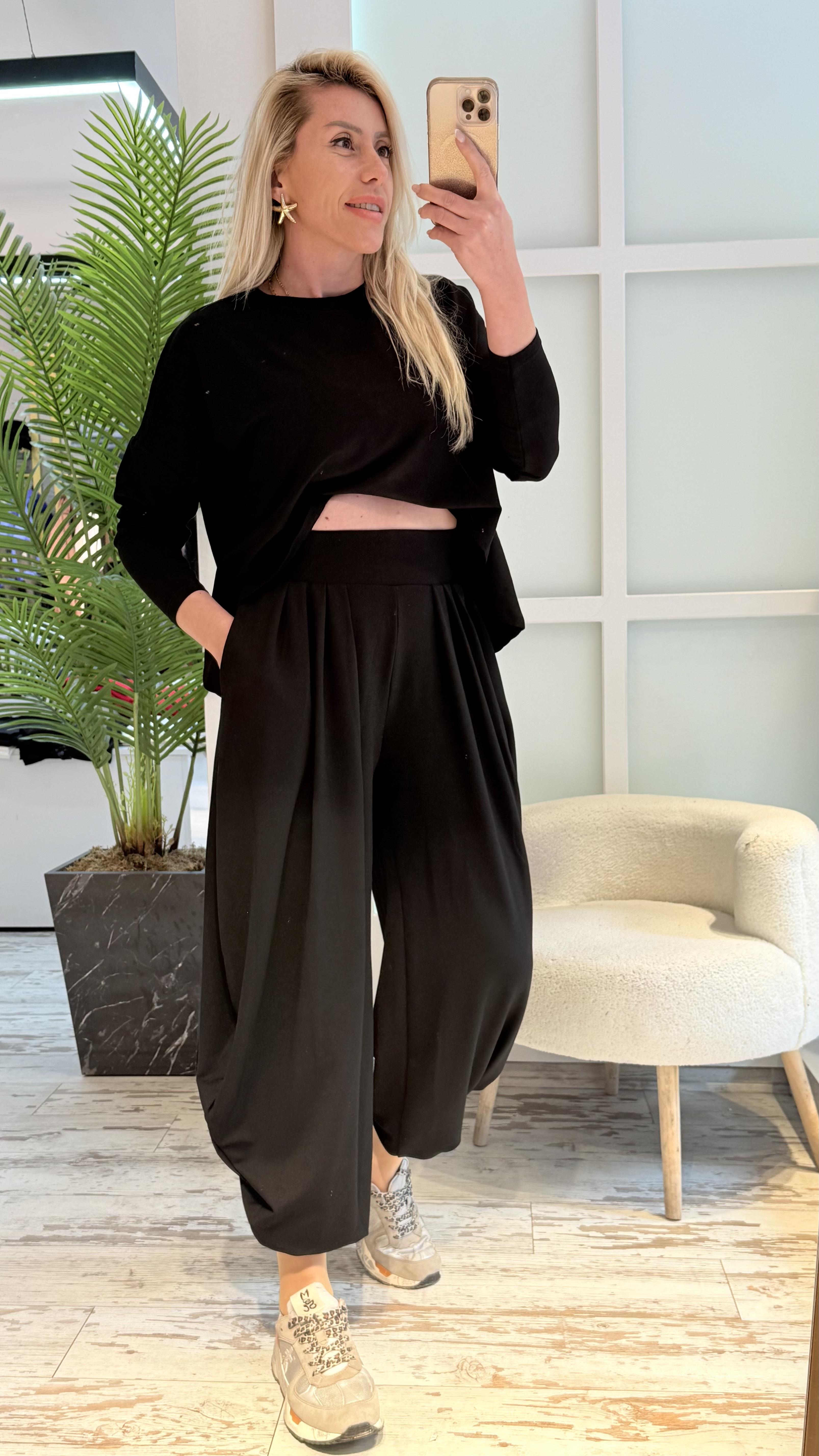 KULOSA SİYAH MODAL TAKIM