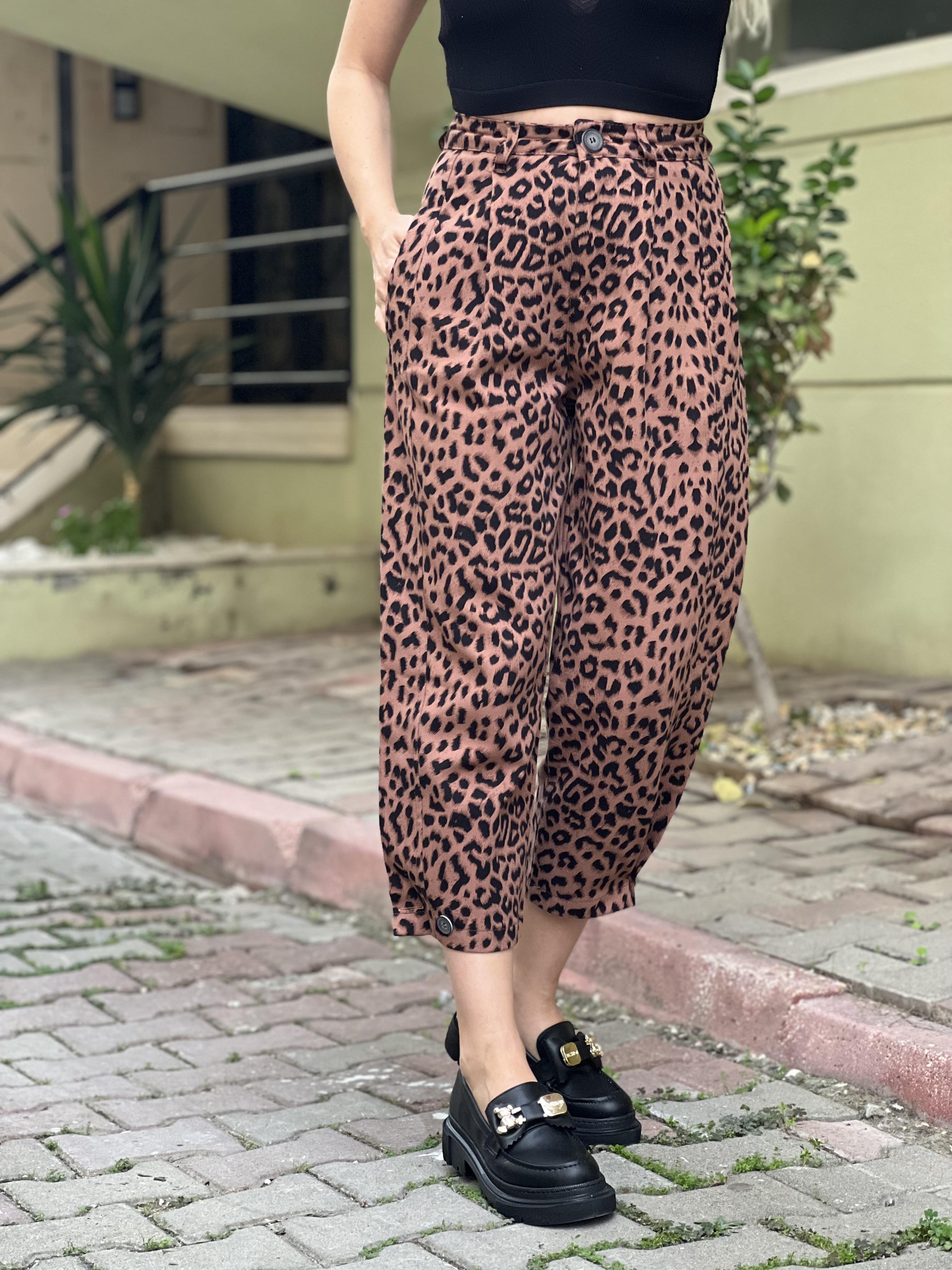 Leopar pantolon 