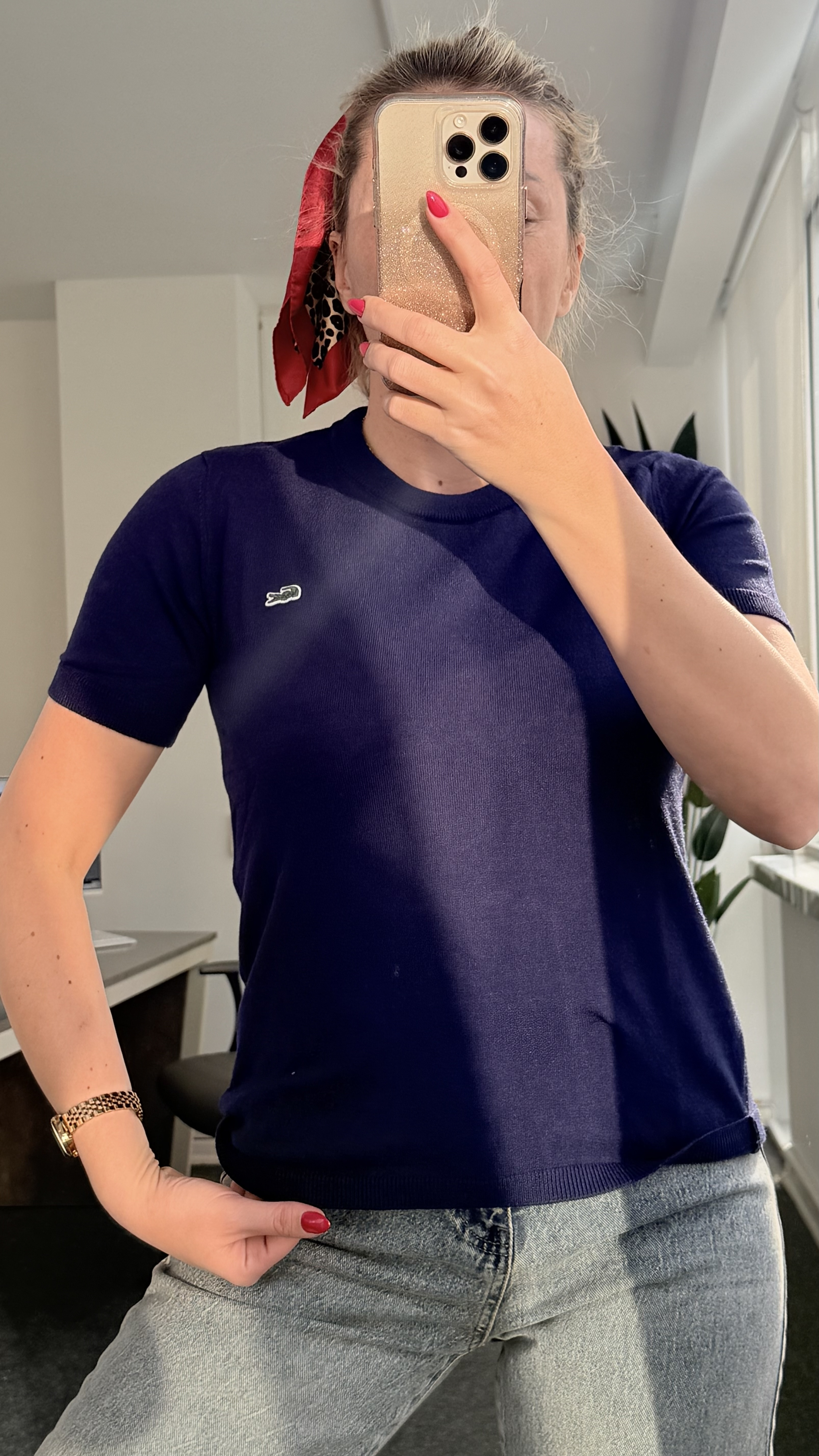 LUİSE LACİVERT TSHIRT