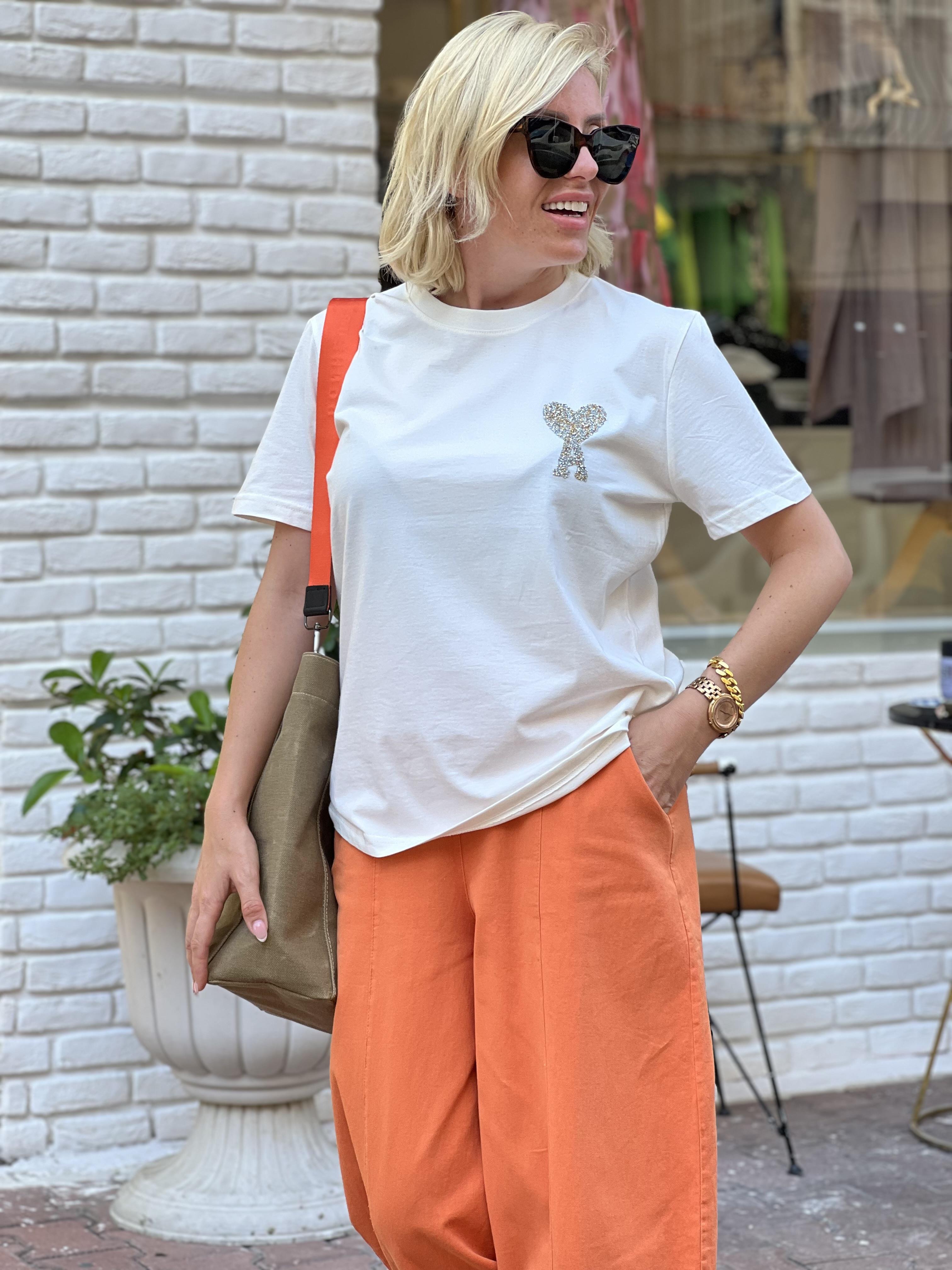 MARKA BEYAZ TSHRT 