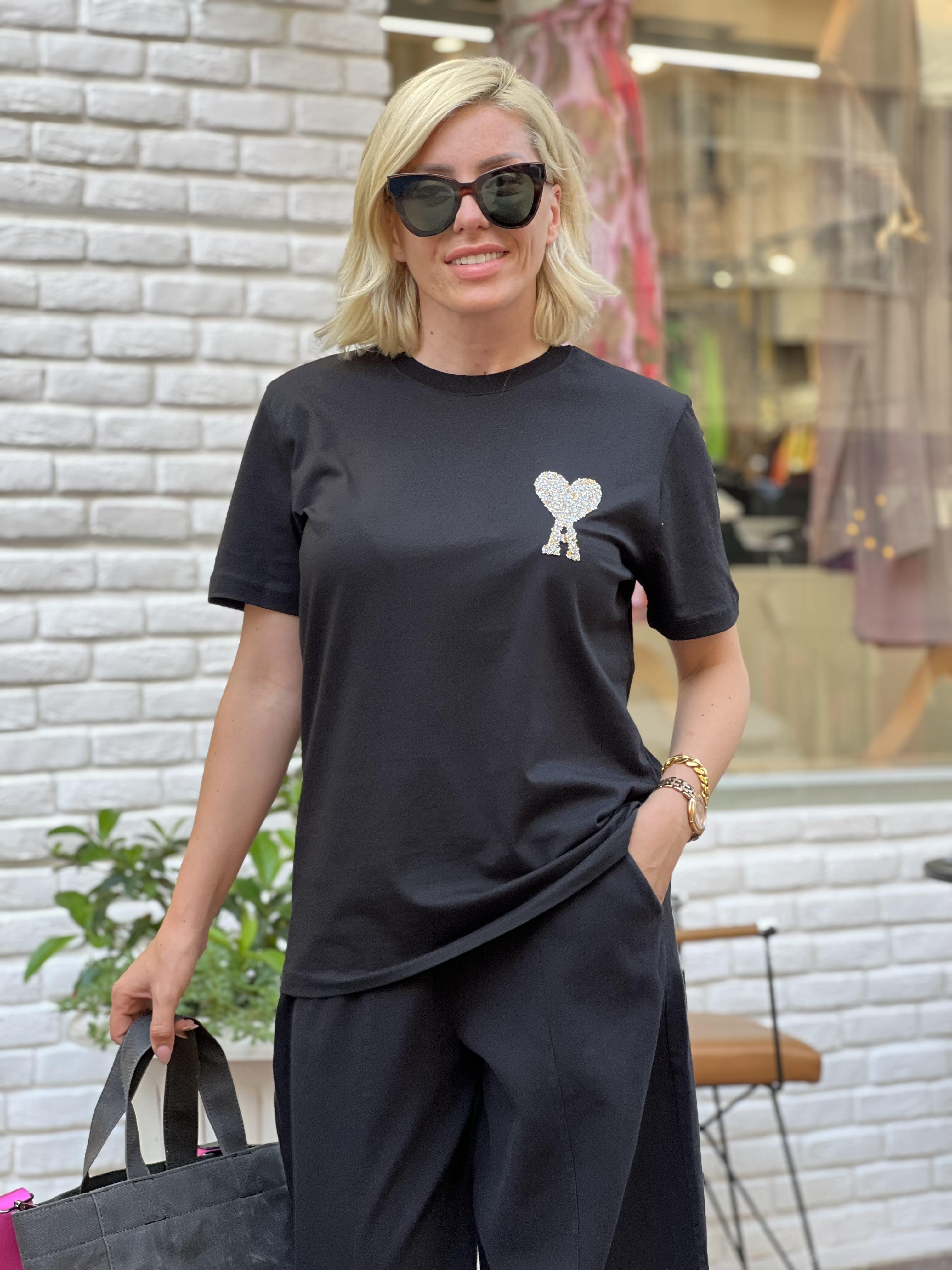 MARKA SİYAH TSHRT
