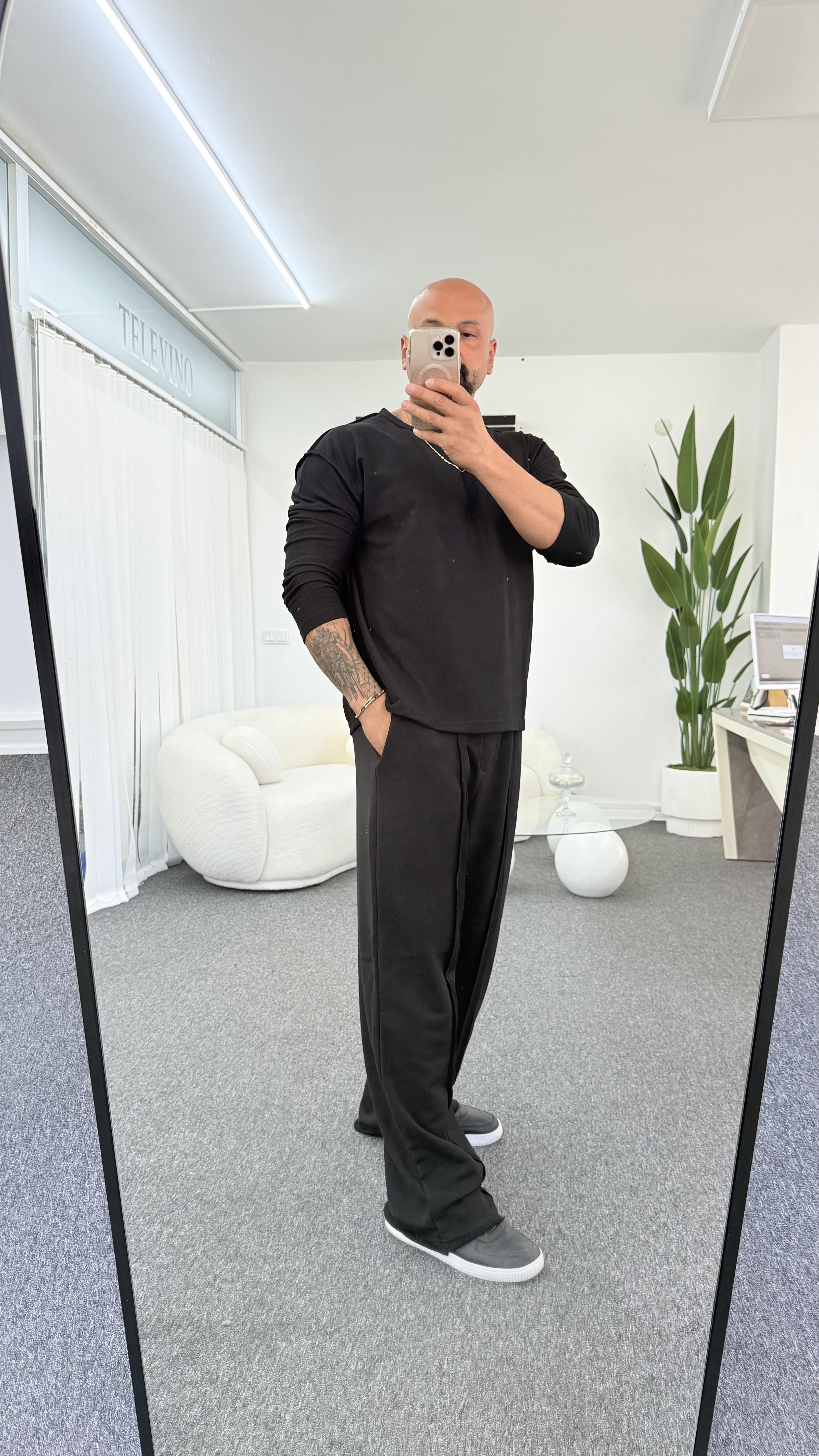 MİSSİLE ÜNİSEX SİYAH  TSHIRT