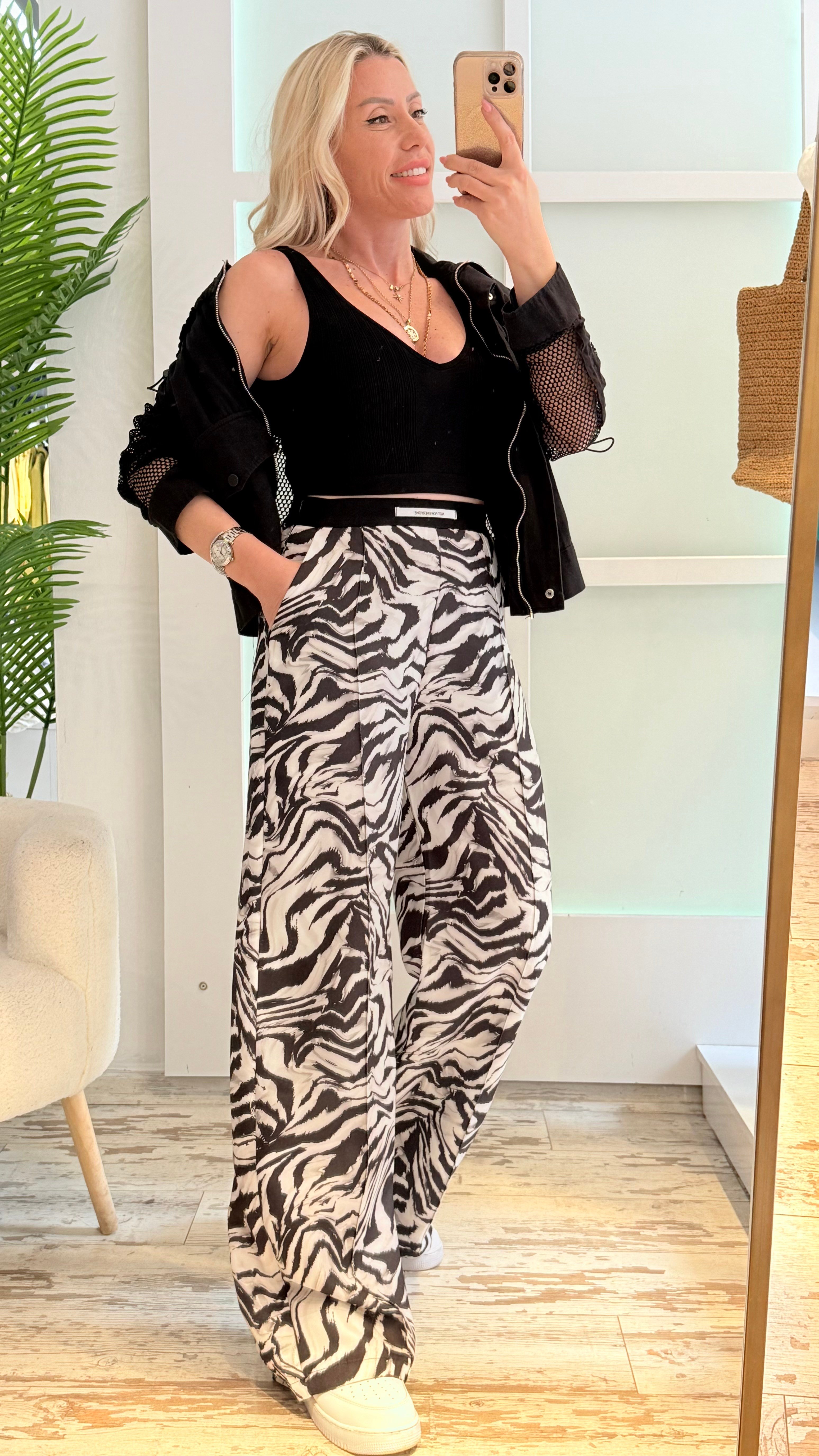 MNES ZEBRA DESEN PANTOLON 