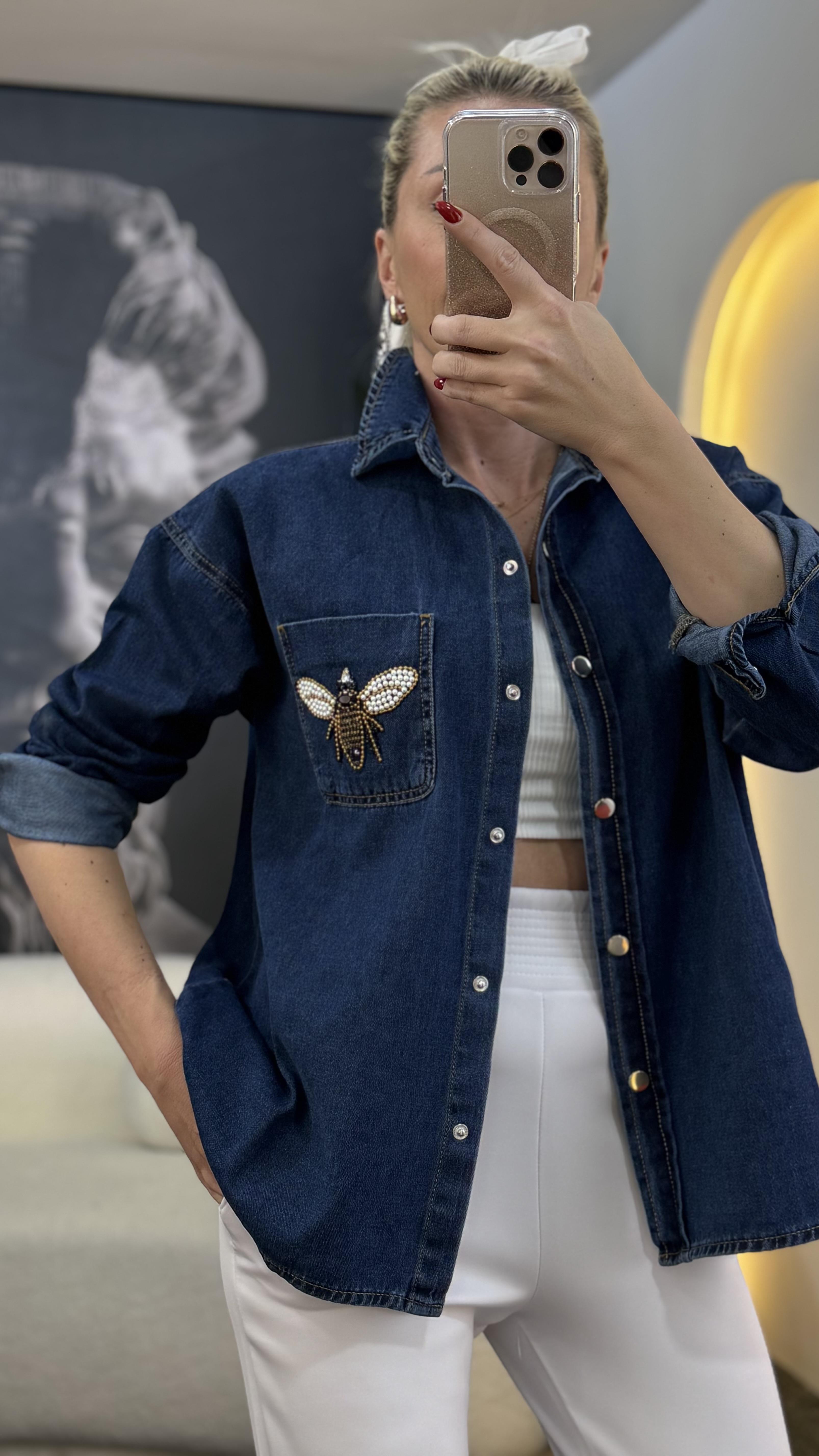 NİXİE TASARIM KOT GÖMLEK