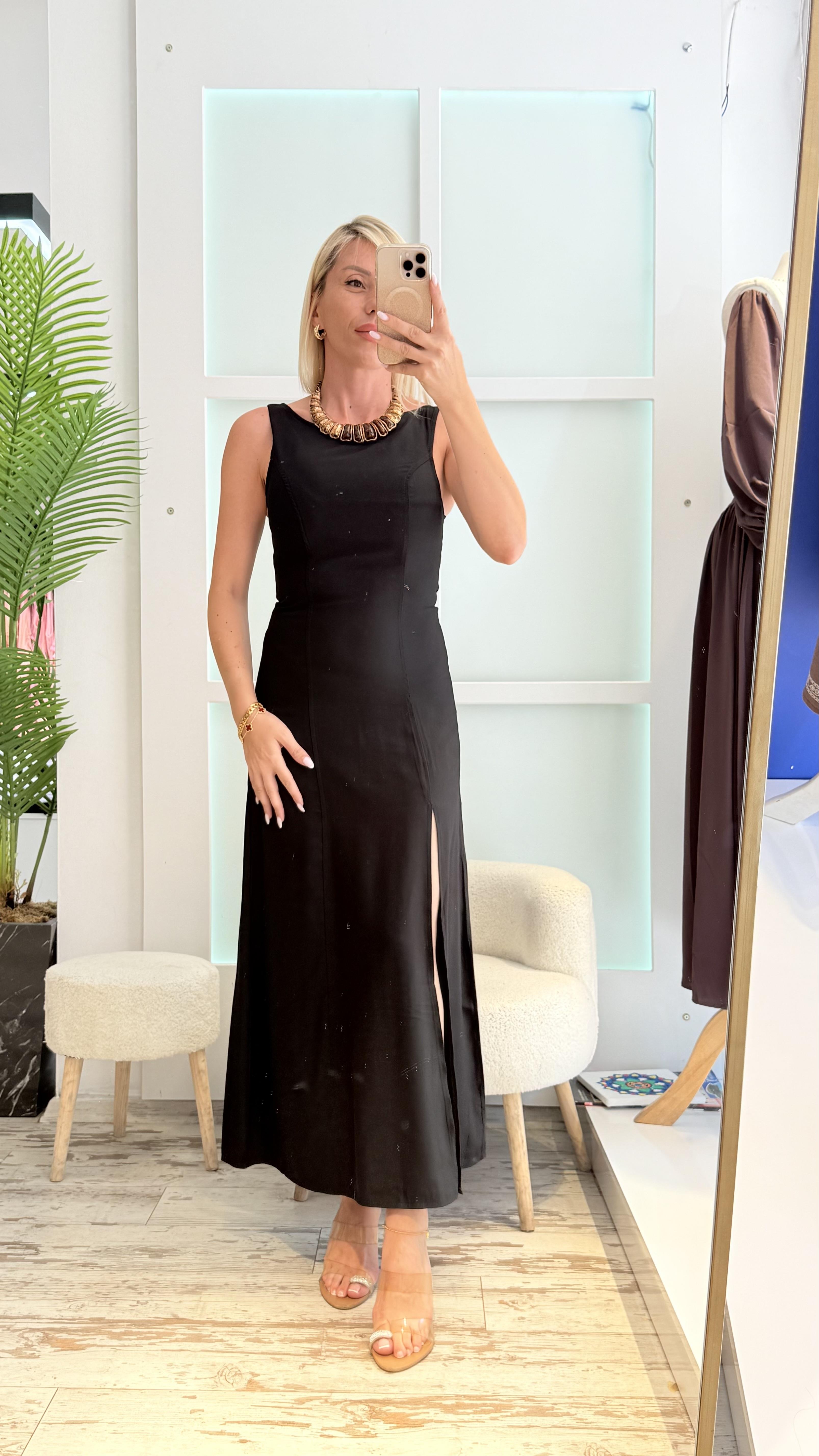 OLALA SİYAH ELBİSE