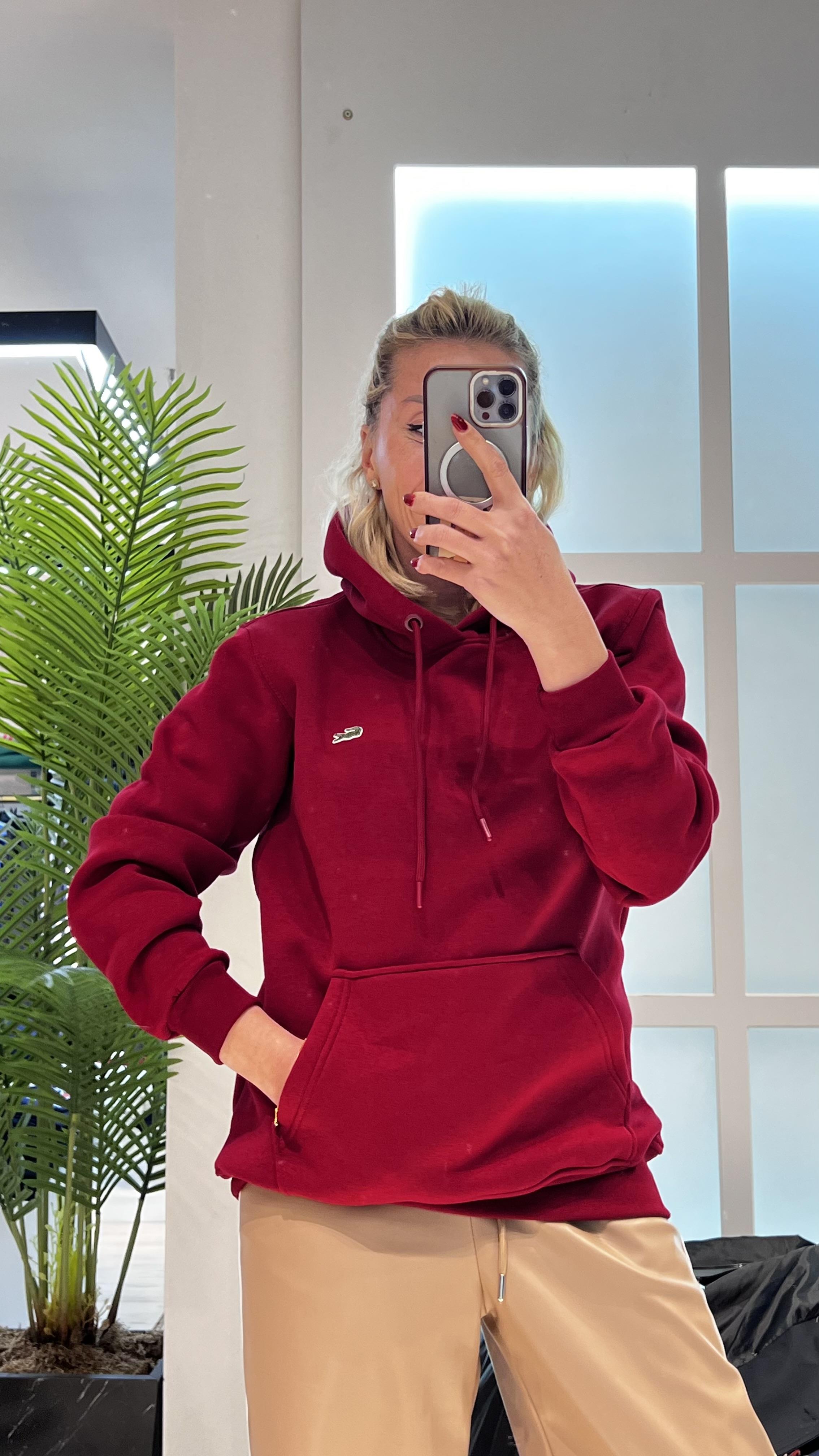 ORJ MARKA BORDO SWEAT