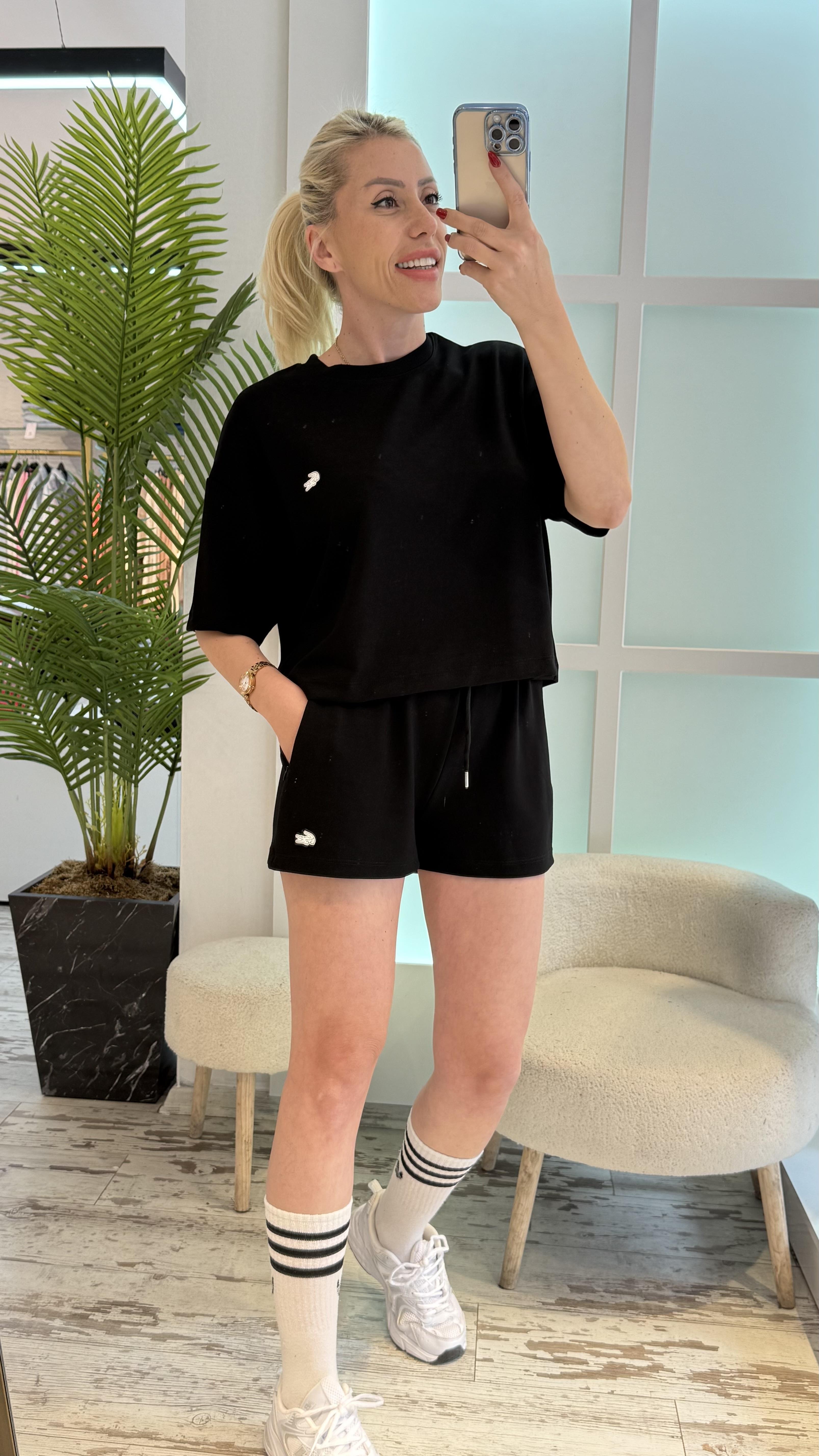 Oslo Siyah Modal Kumaş Takım