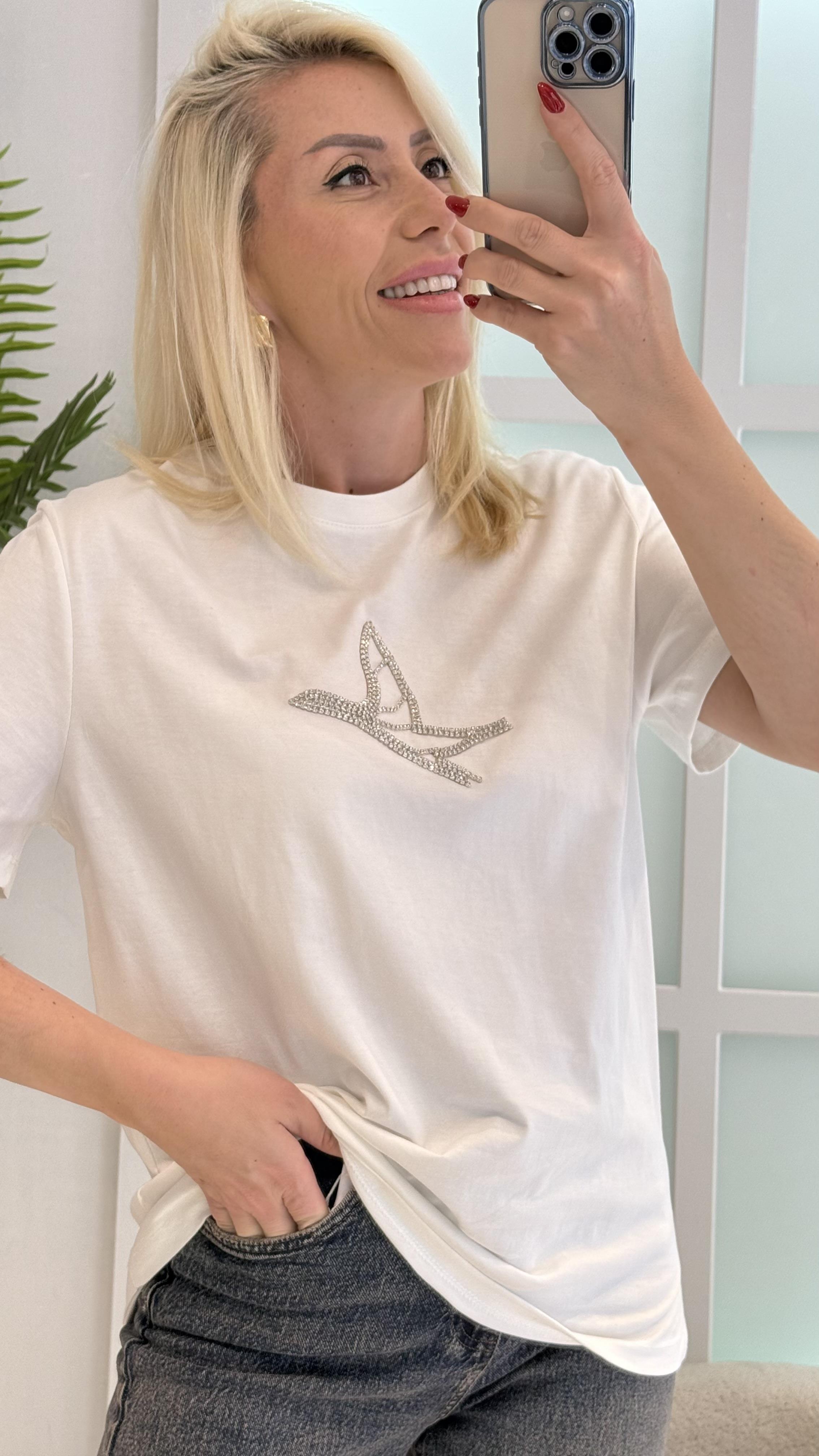 Rancy Beyaz Tshirt
